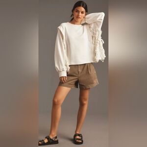 Anthropologie White Sweater Size "S"